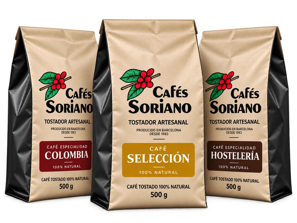 Pack Selección Orígenes de Cafés Soriano: Colombia, Selección y Hostelería